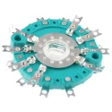 NSF Rotary Switch Wafer 32mm Diameter 3 Positions 4 Contacts 300V ac/dc 454482MK
