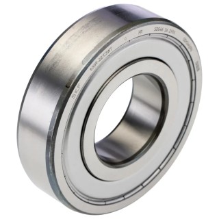 SKF Single Row Deep Groove Ball Bearing, Shielded, 45 mm ID, 100 mm OD, 25 mm Width, C3 Clearance, Sheet Metal 6309-2Z/C3WT