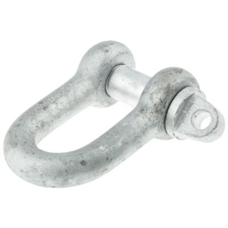 RS PRO D-Shackle Zinc Plated Steel with Screw Pin 3.5 Tonne Safe Working Load 674-061