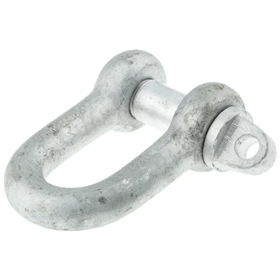 RS PRO D-Shackle Zinc Plated Steel with Screw Pin 3.5 Tonne Safe Working Load 674-061