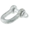 RS PRO D-Shackle Zinc Plated Steel with Screw Pin 3.5 Tonne Safe Working Load 674-061