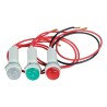 WEG Panel Mount Red Pilot Light 230V AC IP66 Polycarbonate Body Round PL230-D78