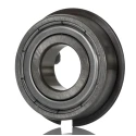 SKF Single Row Deep Groove Ball Bearing 15 mm ID, 35 mm OD, 11 mm Width, Sheet Metal Cage 6202-2ZNR