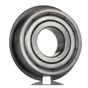 SKF Single Row Deep Groove Ball Bearing 15 mm ID, 35 mm OD, 11 mm Width, Sheet Metal Cage 6202-2ZNR