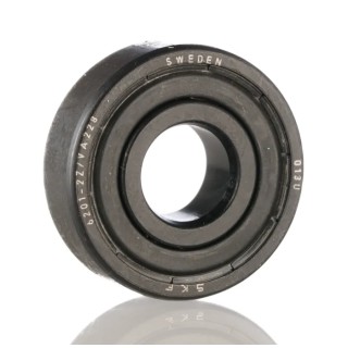 SKF Single Row Deep Groove Ball Bearing 12 mm Inside Diameter 32 mm Outside Diameter 10 mm Race Width Double 6201-2Z/VA228