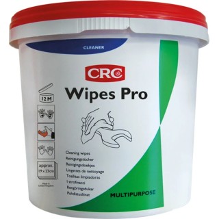CRC Wet Hand Wipes Bucket of 100, Wet Single Use Hand Cleaning Wipes 260 x 270 mm 12006
