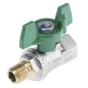 RS PRO Brass Threaded Ball Valve BSPP 1/4 to 2 in Inlet Port Size Steel Handle 150°C Operating Temperature 141-7726