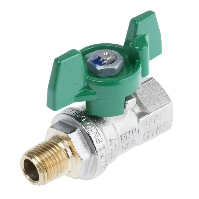 RS PRO Brass Threaded Ball Valve BSPP 1/4 to 2 in Inlet Port Size Steel Handle 150°C Operating Temperature 141-7726