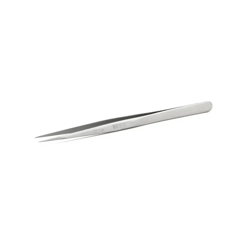 Erem Stainless Steel Pointed Tweezer 5.5in, Anti-Magnetic, Anti-Acid SSSA