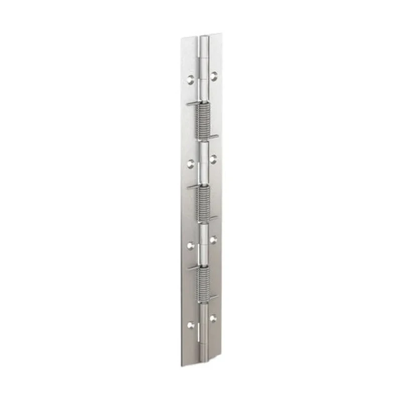 Pinet Stainless Steel Spring Hinge with Spring Loaded Pin, Screw Fixing, 240 mm x 40 mm x 1.5 mm 71-1- 3798
