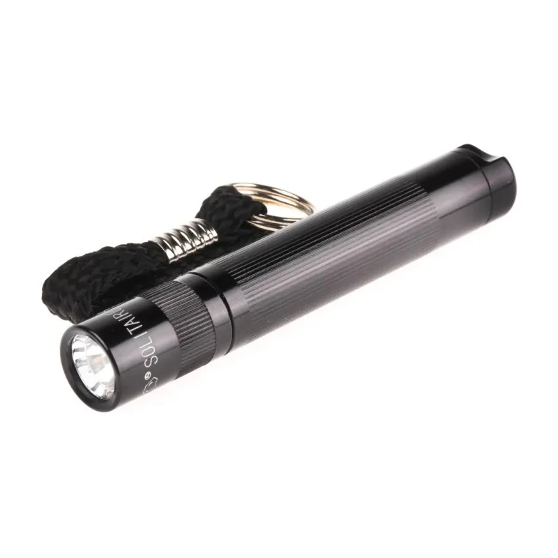 Maglite Black Incandescent Lamp Keyring Torch 2 lm, 81 mm K3A012