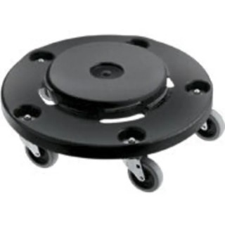 Rubbermaid Commercial Products Dolly 113.4 kg Load, 464 mm W x 464 mm L x 168 mm H FG264000BLA