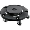 Rubbermaid Commercial Products Dolly 113.4 kg Load, 464 mm W x 464 mm L x 168 mm H FG264000BLA