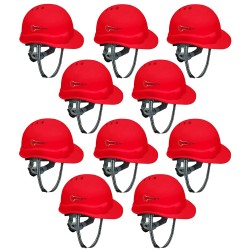 Buy Robustt X Shree JEE Safety Helmet Ratchet Red (Pack Of 10)