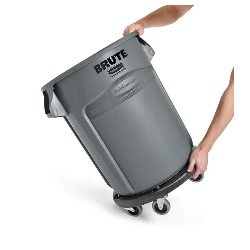 Rubbermaid Commercial Products Dolly 113.4 kg Load, 464 mm W x 464 mm L x 168 mm H FG264000BLA