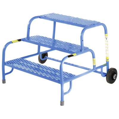 RS PRO 3 Tread Steel Steps with Mesh Tread 0.6m Platform Height United Kingdom 103-8706