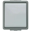 Siemens Grey 1 Way Push Button Light Switch 1 Gang Surface Mount 230V 10A DELTA 5TD4707