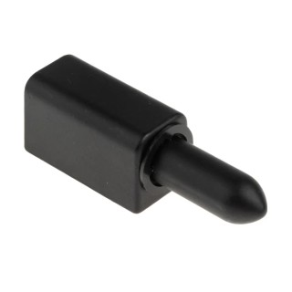 RS PRO Matt Die Cast Zinc Barrel Hinge with Lift Off Pin Screw Fixing 64mm x 32.5mm x 17.5mm 110-4577