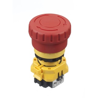 Idec Contact Block XW1E-BV413R, Red Light Illumination, 3 CO, LED, 10A Current Rating