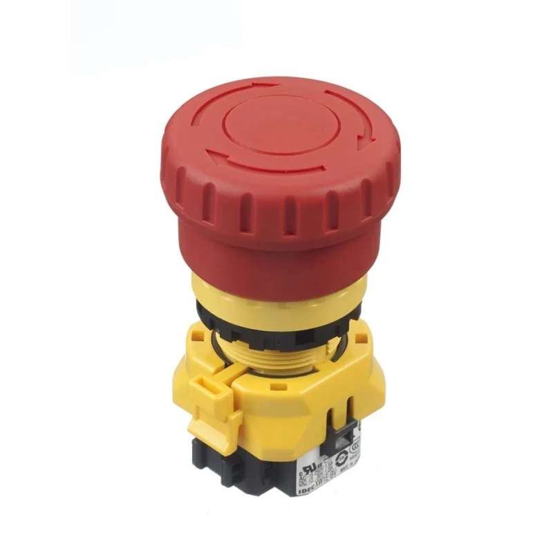 Idec Contact Block XW1E-BV413R, Red Light Illumination, 3 CO, LED, 10A Current Rating