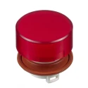 Idec Red Momentary Push Button Head, 22 mm Cutout Diameter, Plastic, IP20 Protection HW1A-L2R