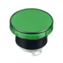 Idec Green Pilot Light Head, 22 mm Cutout, Round Shape, IP65 Flush Mount HW1A-P1GL