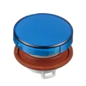 Idec HW Series Blue Momentary Push Button Head 22mm Cutout Diameter Plastic IP20 HW1A-L1S