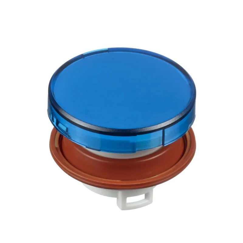 Idec HW Series Blue Momentary Push Button Head 22mm Cutout Diameter Plastic IP20 HW1A-L1S