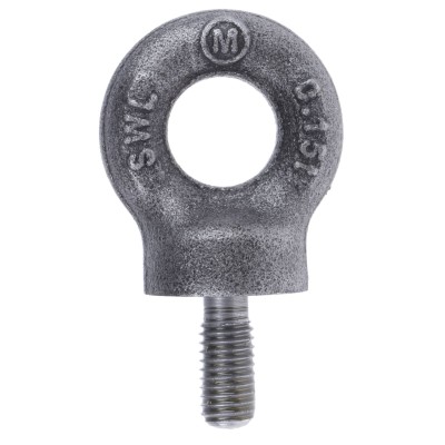 RS PRO Carbon Steel Eye Bolt M8 Thread Size, 18 mm Thread Length, 15 mm Eye Outside Diameter, 0.15 t Working Load 124-4833
