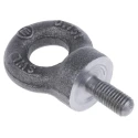 RS PRO Carbon Steel Eye Bolt M8 Thread Size, 18 mm Thread Length, 15 mm Eye Outside Diameter, 0.15 t Working Load 124-4833