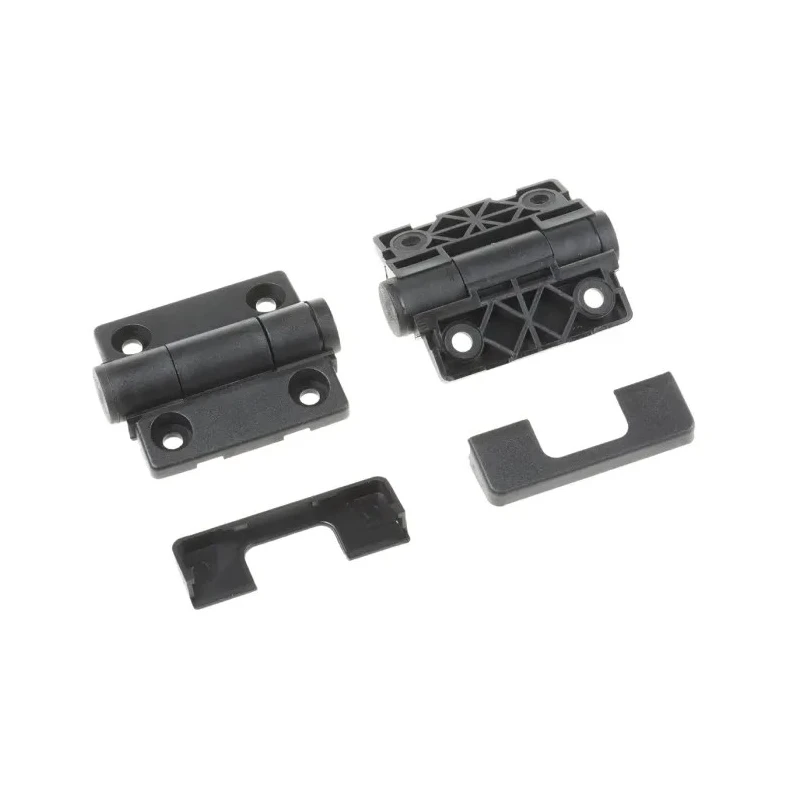 RS PRO Thermoplastic Detent Hinge, Matt Finish, Screw Fixing, Fixed Pin, 49 mm x 45 mm x 14 mm 124-1911