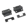 RS PRO Thermoplastic Detent Hinge, Matt Finish, Screw Fixing, Fixed Pin, 49 mm x 45 mm x 14 mm 124-1911