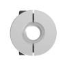 Huco Stainless Steel 6-Beam Flexible Clamp Coupler 15.9 mm Outside Diameter 6 mm Bore Size 25.4 mm Length 703.16.2222