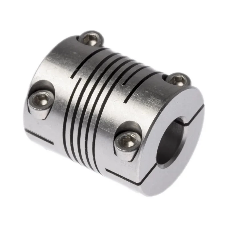 Huco Stainless Steel Clamp Flexible Coupler 19.1 mm OD 8 mm Bore x 22.9 mm Length 721.19.2828
