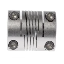 Huco Stainless Steel Clamp Flexible Coupler 19.1 mm OD 8 mm Bore x 22.9 mm Length 721.19.2828