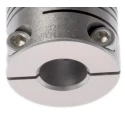 Huco Stainless Steel Clamp Flexible Coupler 19.1 mm OD 8 mm Bore x 22.9 mm Length 721.19.2828