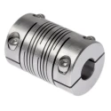 Huco Stainless Steel Clamp Flexible Coupler 25.4 mm OD 10 mm Bore 38.1 mm Length 703.25.3232