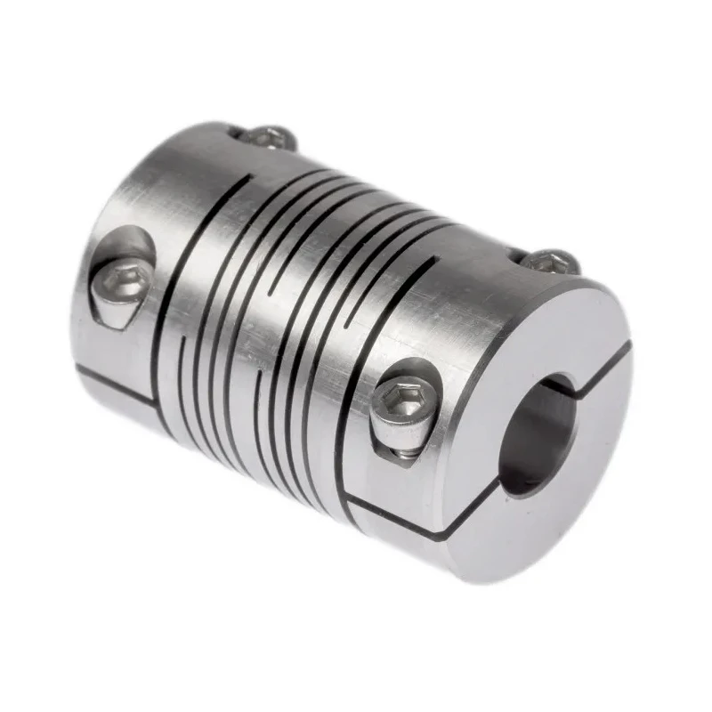Huco Stainless Steel Clamp Flexible Coupler 25.4 mm OD 10 mm Bore 38.1 mm Length 703.25.3232