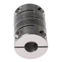 Huco Stainless Steel Clamp Flexible Coupler 25.4 mm OD 10 mm Bore 38.1 mm Length 703.25.3232
