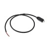RS PRO IC Socket USB Cable Male Micro USB Type B to Unterminated Black 500mm 173-3530