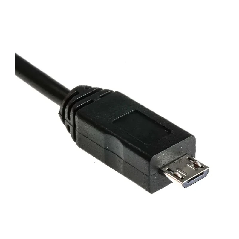 RS PRO IC Socket USB Cable Male Micro USB Type B to Unterminated Black 500mm 173-3530