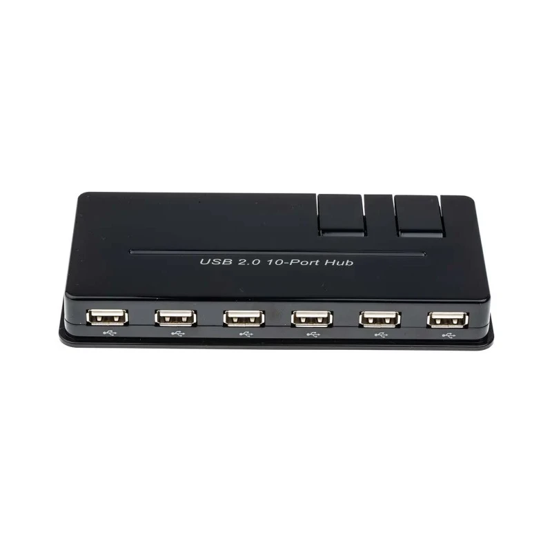RS PRO 10 Port USB 2.0 USB Hub, USB Bus Powered 144-7996
