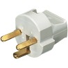 LK 10A 250V Denmark Type K Mains Plug Grey Cable Clamp 210A5277