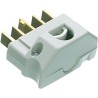 LK 16A 440V Type K Danish Mains Plug Grey Thermoplastic Clamp 210A5060