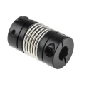 Ruland 15 mm OD 6 mm Bore Stainless Steel Bellows Clamp Coupler, 27.2 mm Length MBC15-6-6-A