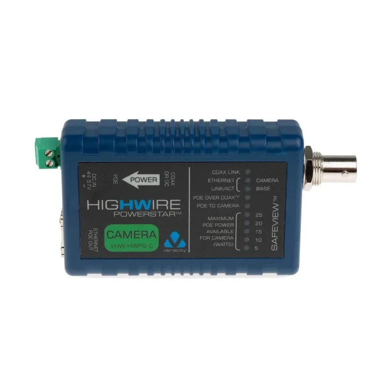 Veracity CCTV Transmission and Receiving Transreceiver Converter for Cameras 40, 57V VHW-HWPS-C