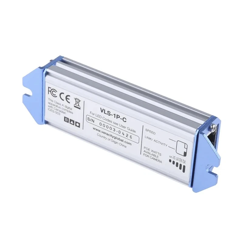 Veracity Network Range Extender CCTV Transmission & Receiving Transreceiver for Cameras VLS-1P-C