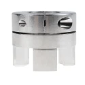 Ruland 57.2 mm Outside Diameter Elastomer Insert Aluminium Clamp Style Zero Backlash Coupler MJC57-30-A