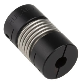 Ruland Aluminium Clamp Style Flexible Coupler 19.1 mm OD, 6 mm x 5 mm Bore, 30.2 mm Length, Stainless Steel MBC19-6-5-A