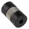 Ruland Aluminium Clamp Style Flexible Coupler 19.1 mm OD, 6 mm x 5 mm Bore, 30.2 mm Length, Stainless Steel MBC19-6-5-A